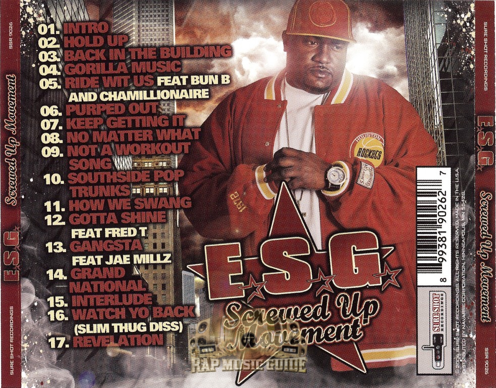 洋楽 G-rap - E.S.G E.S.G. - Screwed Up Movement: 1st Press. CD | Rap Music Guide
